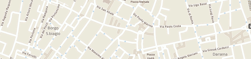 Mappa della impresa 124 corso cavour di patuelli annalisa e c snc a RAVENNA