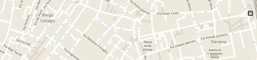 Mappa della impresa cabiria a RAVENNA