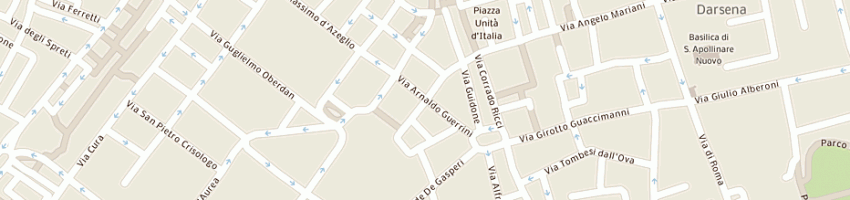 Mappa della impresa burattoni flavio a RAVENNA
