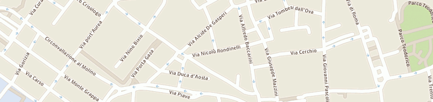 Mappa della impresa carpi dog di gasponi sandro a RAVENNA