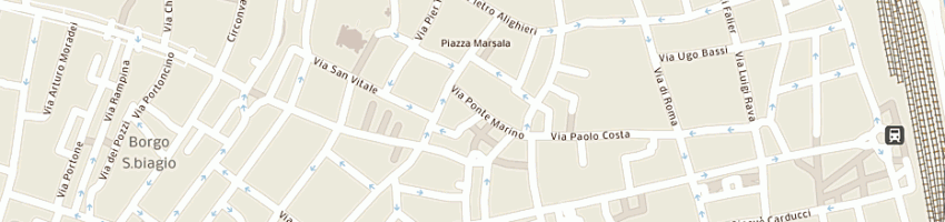Mappa della impresa post post a RAVENNA
