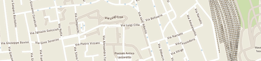 Mappa della impresa enam ente nazionale di assistenza magistrale a RAVENNA