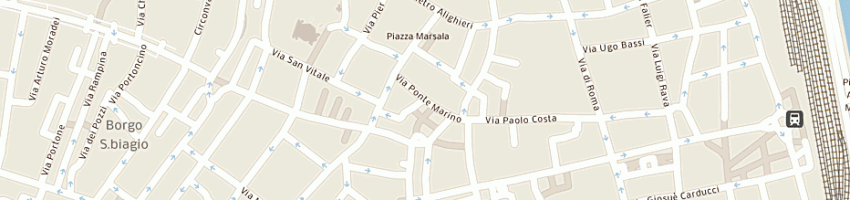 Mappa della impresa cinema mariani a RAVENNA