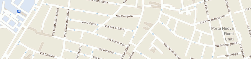 Mappa della impresa fernandel di pozzi pier giorgio a RAVENNA