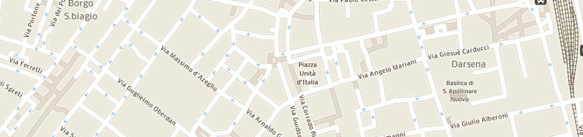 Mappa della impresa savile row a RAVENNA