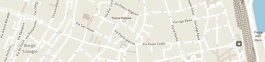 Mappa della impresa ecap a RAVENNA