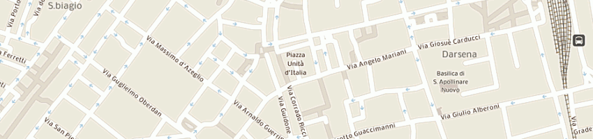 Mappa della impresa pallareti alessandra a RAVENNA
