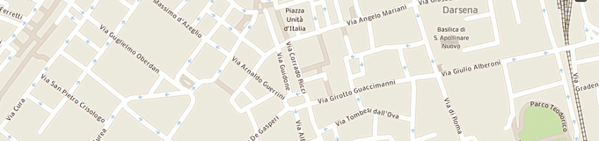 Mappa della impresa ca' de ven snc di mondini gian carlo e c a RAVENNA