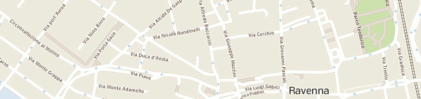 Mappa della impresa jam sas di santarelli carlo e c a RAVENNA