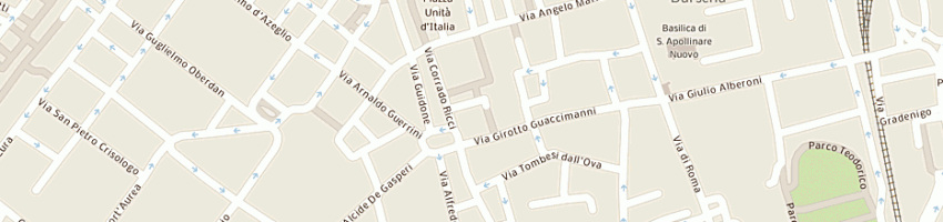 Mappa della impresa casemurate maria stefania a RAVENNA