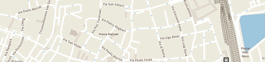 Mappa della impresa aia srl a RAVENNA