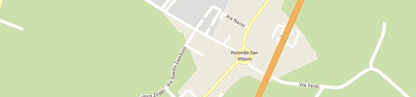 Mappa della impresa p e b arredamenti snc di primitiviw e biguzzi d a CESENA