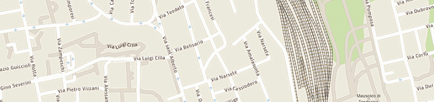 Mappa della impresa spagnuolo giuseppe a RAVENNA