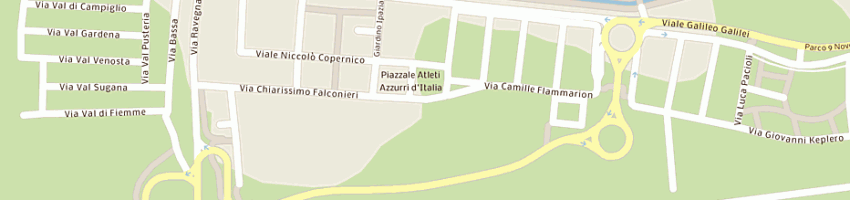 Mappa della impresa sate di giunchi e casadio (snc) a RAVENNA