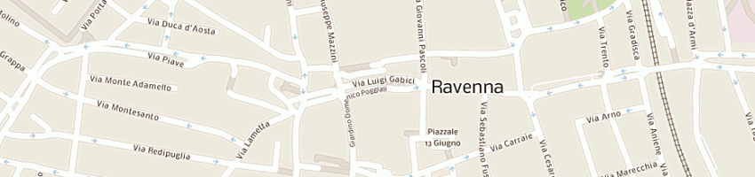 Mappa della impresa fiammenghi armando e figlio (snc) a RAVENNA