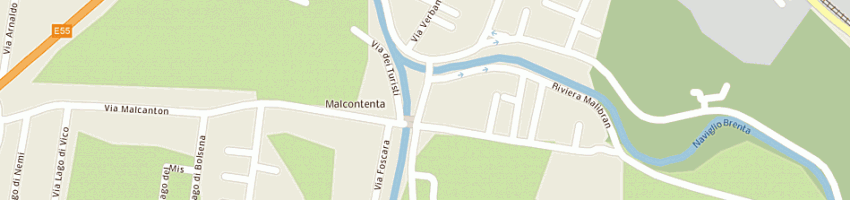 Mappa della impresa bortolato ugo a MIRA