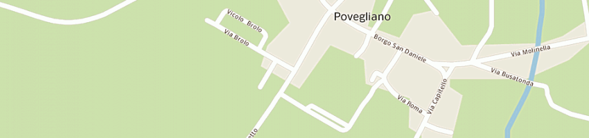 Mappa della impresa associazione pro loco povegliano a POVEGLIANO
