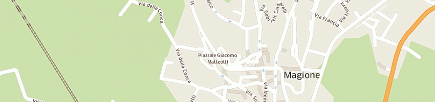 Mappa della impresa umbria fustelle (snc) a MAGIONE