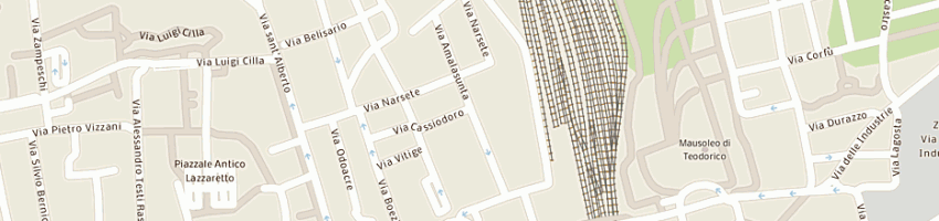 Mappa della impresa villaggi di giampreti roberto e c sas a RAVENNA