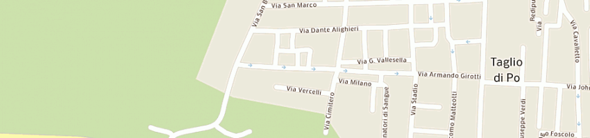 Mappa della impresa il centro srl a TAGLIO DI PO