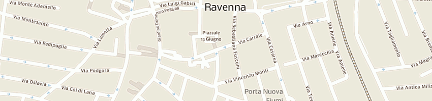 Mappa della impresa spring italia srl a RAVENNA