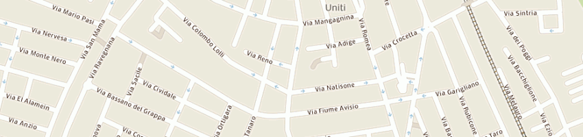 Mappa della impresa bandini libero a RAVENNA