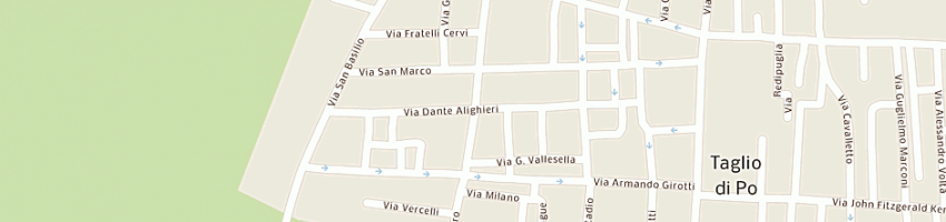 Mappa della impresa scabin cesare a TAGLIO DI PO