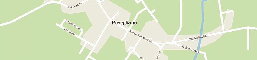 Mappa della impresa caffe' al borghetto a POVEGLIANO