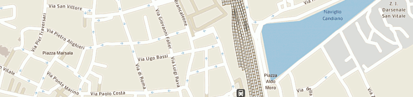 Mappa della impresa casadio a RAVENNA
