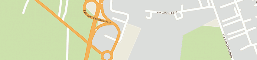 Mappa della impresa macro edizioni soc coop arl a CESENA