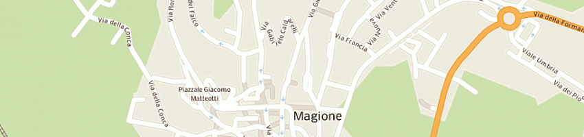 Mappa della impresa cancelloni antonio a MAGIONE