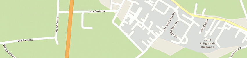 Mappa della impresa corrieri espressi riuniti cer snc a CESENA