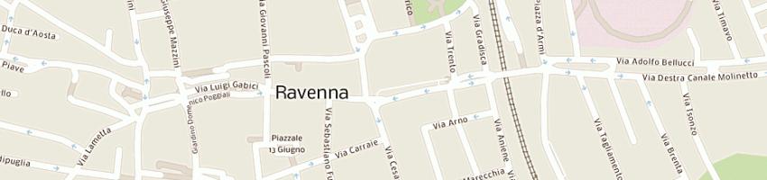 Mappa della impresa il mattone snc a RAVENNA