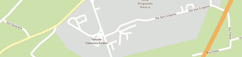 Mappa della impresa flli bissioni srl a CESENA