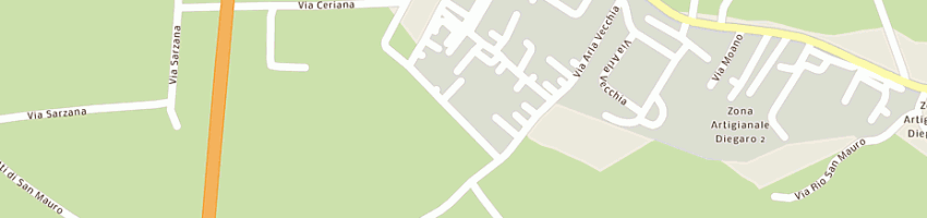 Mappa della impresa vitali gabriele a CESENA