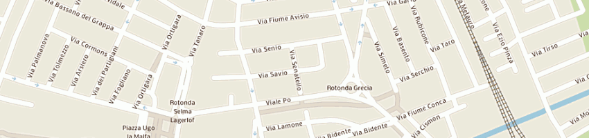 Mappa della impresa silenzi sabina essea studio d'interpretariato a RAVENNA