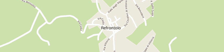 Mappa della impresa dsa srl a REFRONTOLO