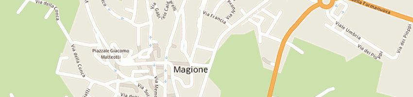 Mappa della impresa valeri rag massimo studio commerciale a MAGIONE