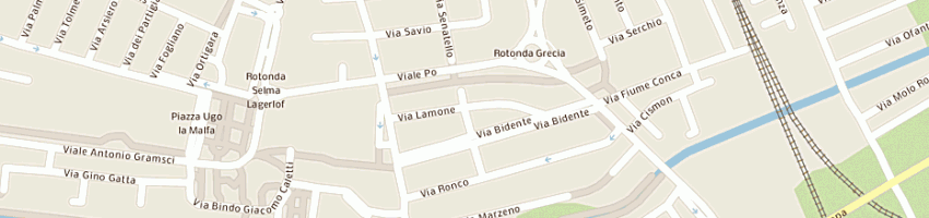 Mappa della impresa fabbri antonio a RAVENNA