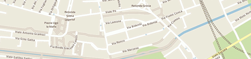 Mappa della impresa mancini massimo a RAVENNA