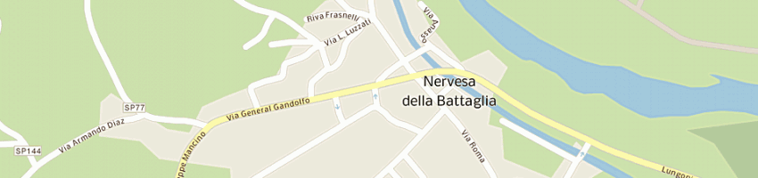 Mappa della impresa sandri spa a NERVESA DELLA BATTAGLIA