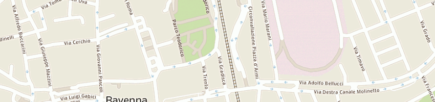 Mappa della impresa selco sas di mazzesi rag mauro e c a RAVENNA