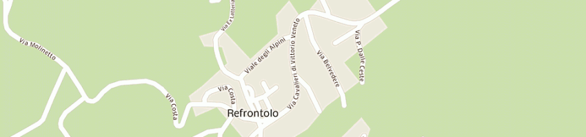Mappa della impresa dorigo gianpiero a REFRONTOLO