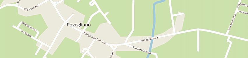 Mappa della impresa sernagiotto angelino costruzioni srl a POVEGLIANO