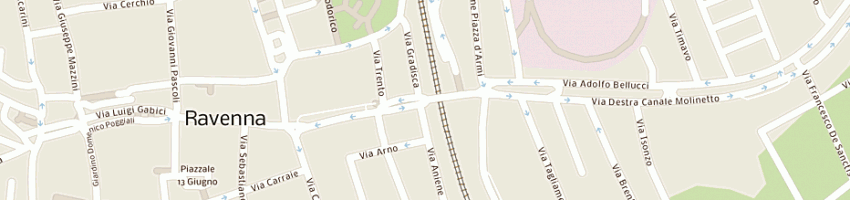 Mappa della impresa vimar di verde mario sas a RAVENNA