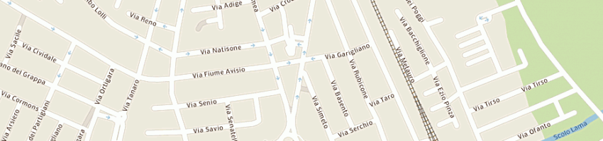 Mappa della impresa nilo termoidraulica snc a RAVENNA