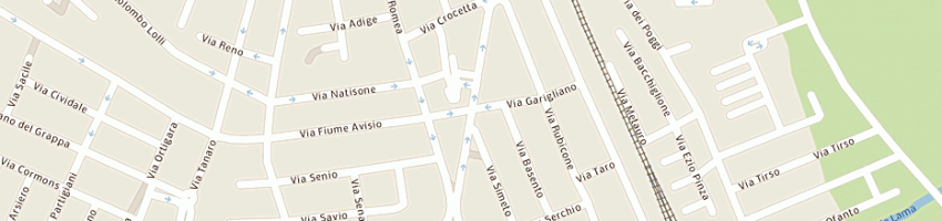 Mappa della impresa rossana frutta di podesta' rossana e c snc a RAVENNA