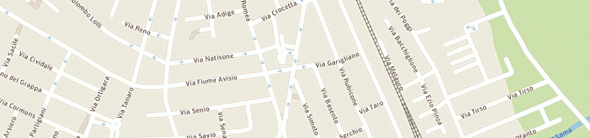Mappa della impresa fiumana e saporetti (snc) a RAVENNA