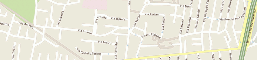 Mappa della impresa associazione sportiva dilettantistica serenissima nuoto a VENEZIA