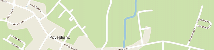 Mappa della impresa piovesan g di peruch giorgio a POVEGLIANO